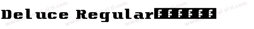 Deluce Regular字体转换